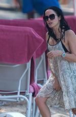 ANDREA COR Out on the Beach at Sandy Lane Hotel in Barbados 12/22/2024