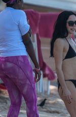 ANDREA COR Out on the Beach at Sandy Lane Hotel in Barbados 12/22/2024