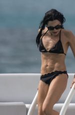 ANDREA CORR in Bikini at Beach at Sandy Lane Hotel in Barbados 12/24/2024