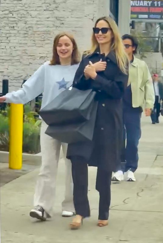 ANGELINA JOLIE and Vivienne Jolie-Pitt at a Post-Christmas Shopping in Los Angeles 12/26/2024