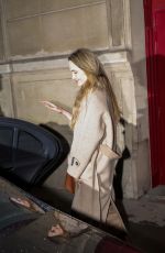 ANGELINA JOLIE Leaves Stitches Set in Paris 12/09/2024