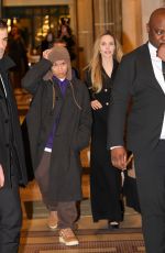 ANGELINA JOLIE Leaves Westin Hotel in Paris 12/10/2024