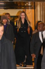ANGELINA JOLIE Leaves Westin Hotel in Paris 12/10/2024