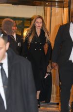 ANGELINA JOLIE Leaves Westin Hotel in Paris 12/10/2024