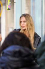 ANGELINA JOLIE on the Set of Stitches in Paris 12/18/2024