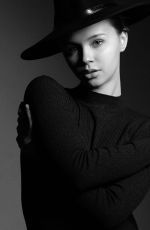 ANGELINA POLIKARPOVA - Black and White Photoshoot, December 2024
