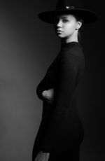 ANGELINA POLIKARPOVA - Black and White Photoshoot, December 2024