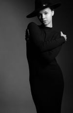 ANGELINA POLIKARPOVA - Black and White Photoshoot, December 2024