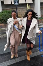 ANGELIQUE ANGARNI-FILOPON and CINDY FABRE Arrives at Europe Radio Station Studios in Paris 12/16/2024