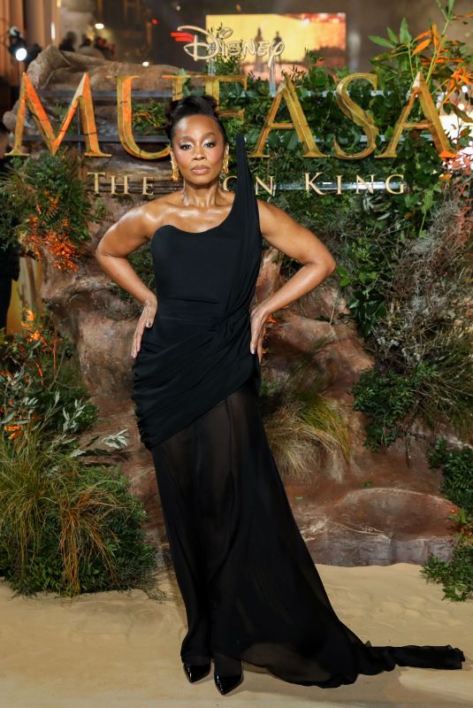 ANIKA NONI ROSE at Mufasa: The Lion King UK Premiere at Cineworld Leicester Square in London 12/11/2024