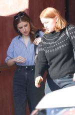 ANNA KENDRICK Out for Lunch with a Friend at Great White in West Hollywood 12/10/2024