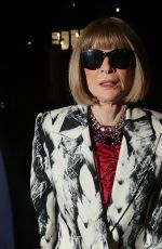 ANNA WINTOUR Arrives at Vas J Morgan British Fashion Awards Afterparty in London 12/02/2024