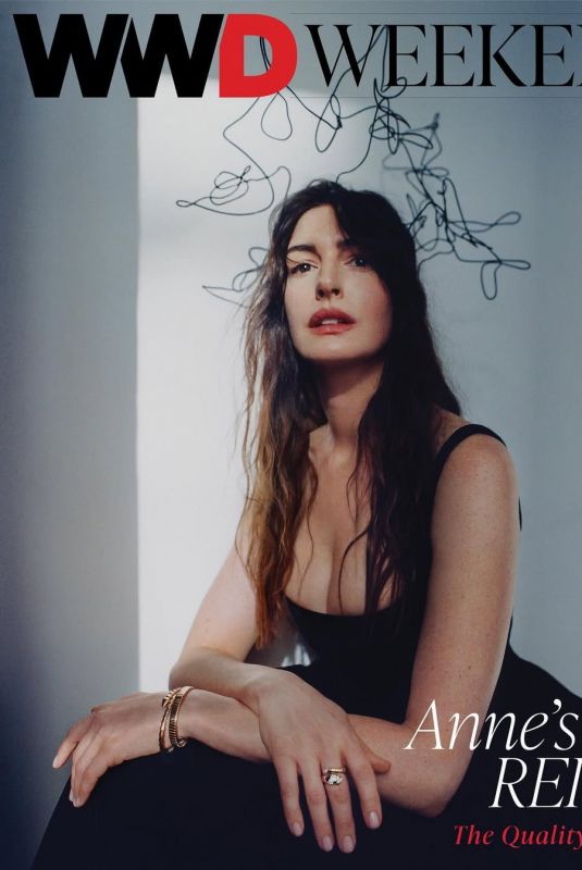 ANNE HATHAWAY for WWD Weekend, December 2024
