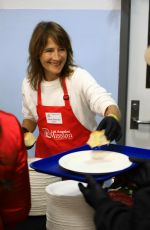 ANNE RAMSAY Serving Meals at LA Mission in Los Angeles 12/20/2024