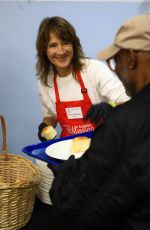 ANNE RAMSAY Serving Meals at LA Mission in Los Angeles 12/20/2024