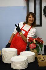 ANNE RAMSAY Serving Meals at LA Mission in Los Angeles 12/20/2024