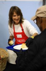 ANNE RAMSAY Serving Meals at LA Mission in Los Angeles 12/20/2024