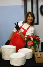 ANNE RAMSAY Serving Meals at LA Mission in Los Angeles 12/20/2024