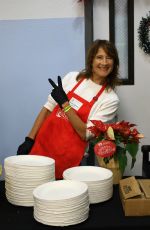 ANNE RAMSAY Serving Meals at LA Mission in Los Angeles 12/20/2024