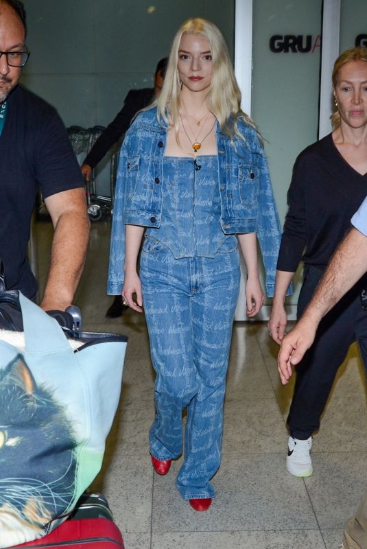 ANYA TAYLOR-JOY Arrives in Sao Paulo 12/06/2024
