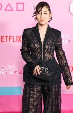 ARDEN CHO at Squid Game Season 2 Premiere and Fan Event in Los Angeles 12/12/2024