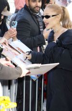 ARIANA GRANDE Arrives at Drew Barrymore Show in New York City 12/03/2024