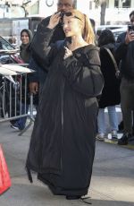 ARIANA GRANDE Arrives at Drew Barrymore Show in New York City 12/03/2024