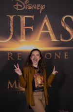 ARIANNA CRAVIOTTO at Mufasa: The Lion King Premiere in Milan 12/17/2024