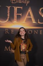 ARIANNA CRAVIOTTO at Mufasa: The Lion King Premiere in Milan 12/17/2024