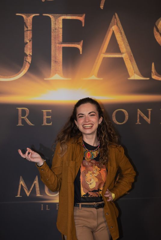 ARIANNA CRAVIOTTO at Mufasa: The Lion King Premiere in Milan 12/17/2024