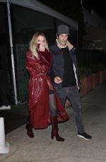 ASHLEY BENSON and Brandon Davis Leaves Italian Restaurant Giorgio Baldi in Santa Monica 12/18/2024