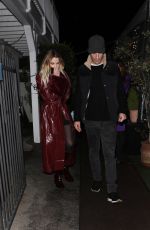 ASHLEY BENSON and Brandon Davis Leaves Italian Restaurant Giorgio Baldi in Santa Monica 12/18/2024