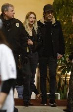 ASHLEY BENSON and Brandon Davis Leaves Kia Forum in Inglewood 12/15/2024