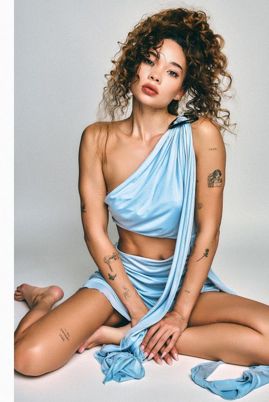 ASHLEY MOORE at a Photoshoot, December 2024