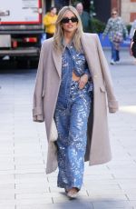 ASHLEY ROBERTS Arrives at Heart Radio in London 12/06/2024