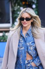 ASHLEY ROBERTS Arrives at Heart Radio in London 12/06/2024