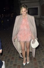 ASHLEY ROBERTS Arrives at Katy Perry Gig at Central Hall Westminster in London 12/11/2024