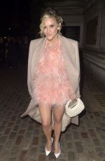 ASHLEY ROBERTS Arrives at Katy Perry Gig at Central Hall Westminster in London 12/11/2024