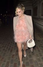 ASHLEY ROBERTS Arrives at Katy Perry Gig at Central Hall Westminster in London 12/11/2024