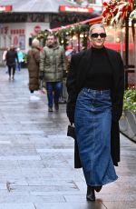 ASHLEY ROBERTS Leaves Global Radio in London 12/11/2024