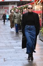 ASHLEY ROBERTS Leaves Global Radio in London 12/11/2024