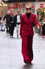 ASHLEY ROBERTS Leaves Global Radio in London 12/17/2024