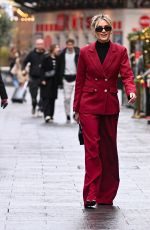 ASHLEY ROBERTS Leaves Global Radio in London 12/17/2024