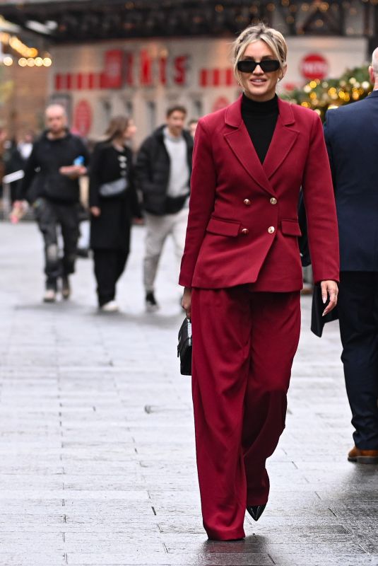 ASHLEY ROBERTS Leaves Global Radio in London 12/17/2024