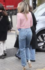 ASHLEY ROBERTS Leaves Heart Radio in London 12/04/2024