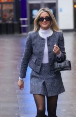 ASHLEY ROBERTS Leaves Heart Radio in London 12/16/2024