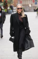 ASHLEY ROBERTS Leaves Heart Radio in London 12/18/2024