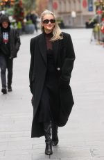 ASHLEY ROBERTS Leaves Heart Radio in London 12/18/2024