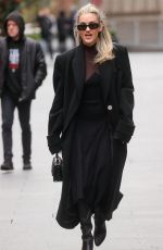 ASHLEY ROBERTS Leaves Heart Radio in London 12/18/2024