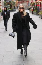 ASHLEY ROBERTS Leaves Heart Radio in London 12/18/2024